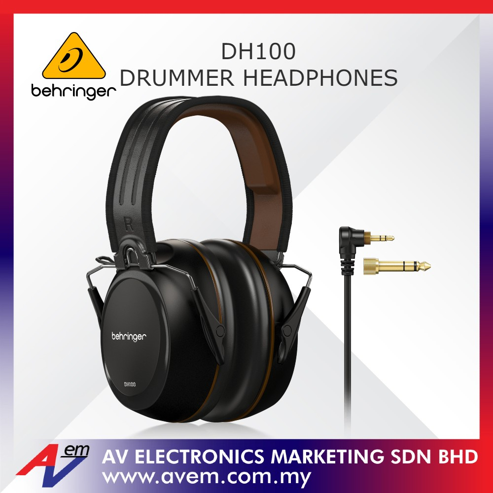 BEHRINGER DH100 Professional Drummer Headphones | Shopee Malaysia