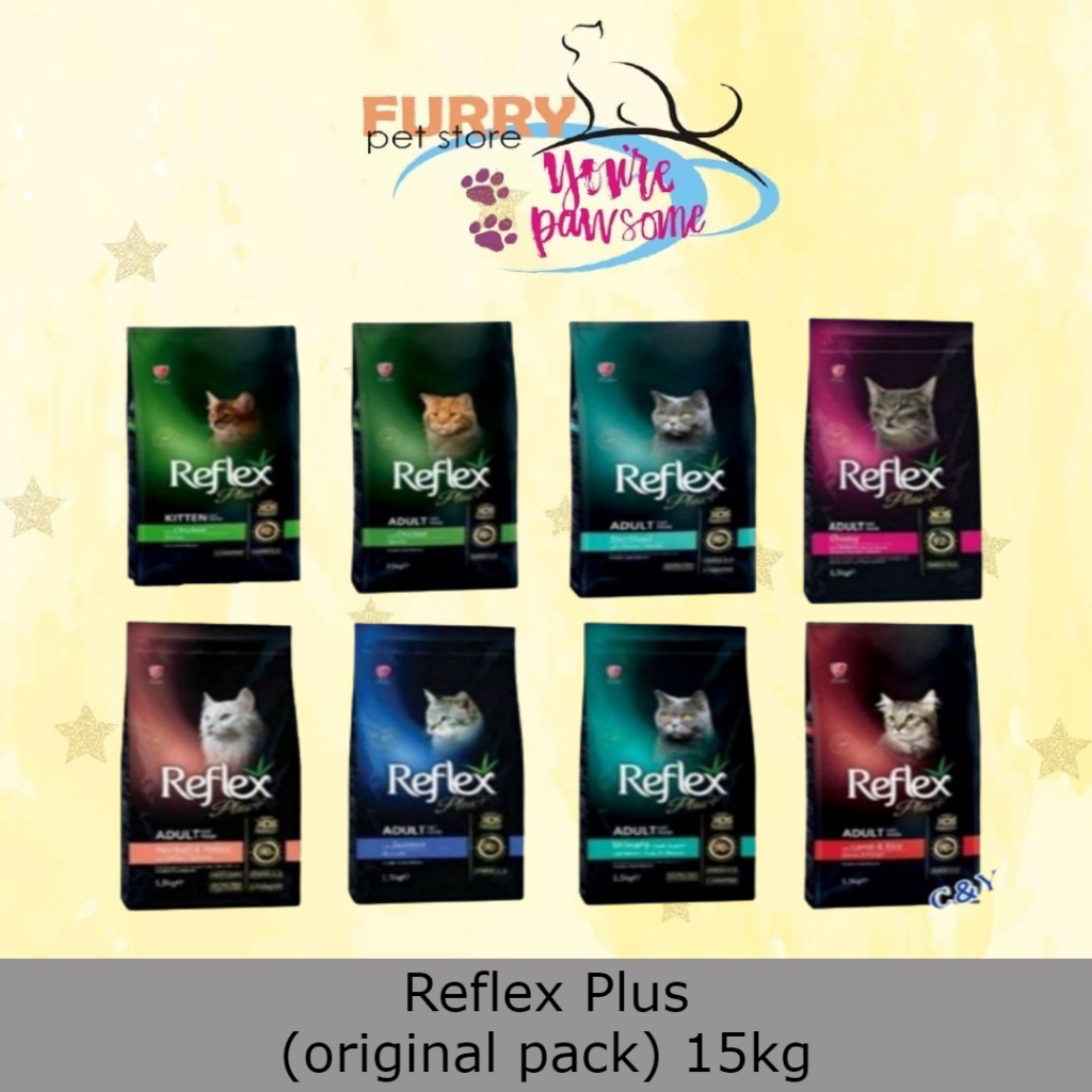 Reflex Plus Premium Cat Dry Food 15kg (original pack) Shopee Malaysia