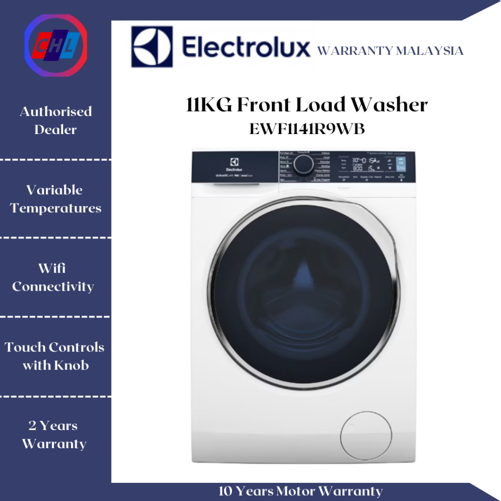 ELECTROLUX UltimateCare 900 Front Load Washer 11KG EWF1141R9WB(READY