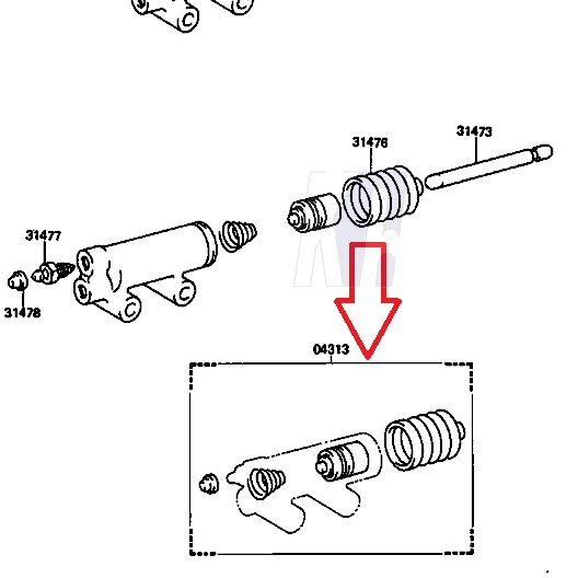 TOYOTA LAND CRUISER CLUTCH RELEASE CYLINDER KIT Shopee Malaysia
