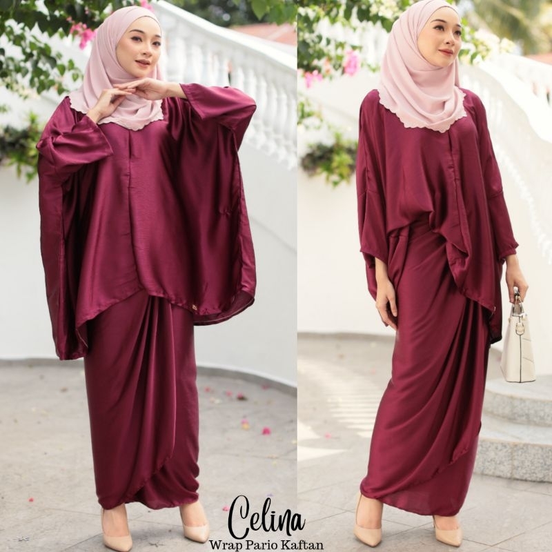 New Celina Pario Kaftan Raya 2023 | Shopee Malaysia