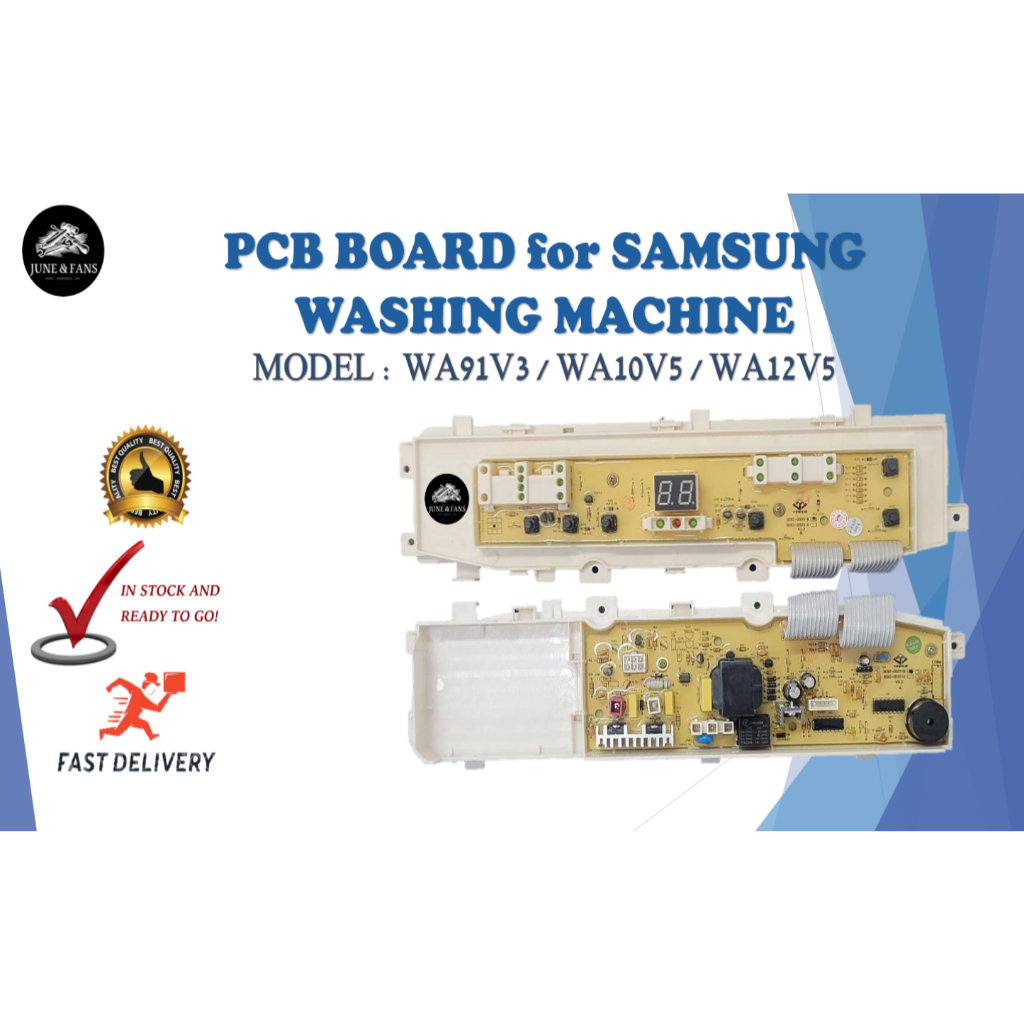 WA91V3 / WA10V5 / WA12V5 SAMSUNG Washing Machine PCB Board (CONTROL ...