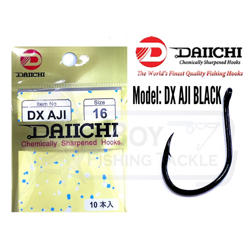 DAIICHI DX AJI BLACK STAINLESS STEEL HOOK FISHING HOOK Shopee Malaysia