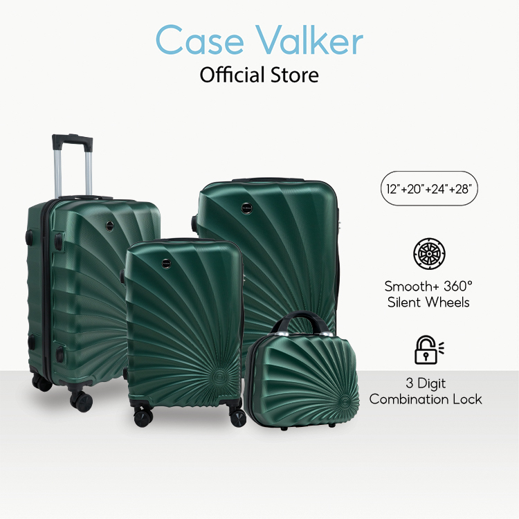 Case Valker Taro ABS 4 in 1 Luggage Bag Set (28" + 24" + 20" + 12