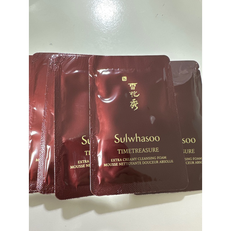 Sulwhasoo timetreasure extra creamy cleansing foam sachet 12pcs ...