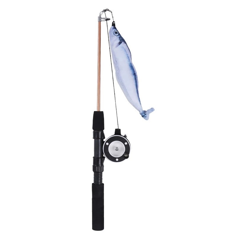 [ Ready Stock ] Mainan Kucing Stik Pancing I Cat Toy Fishing Rod