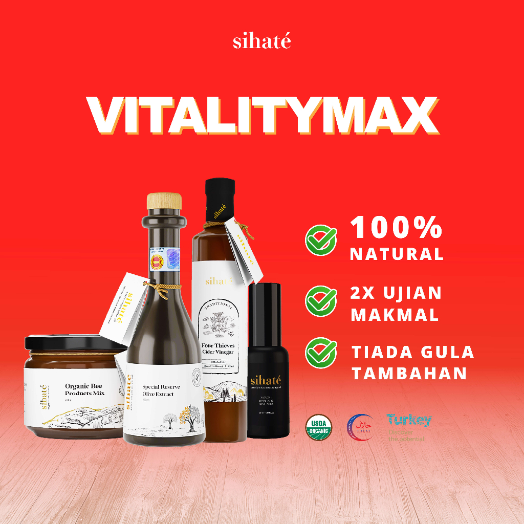🔥 𝐂𝐎𝐌𝐁𝐎 𝐕𝐈𝐓𝐀𝐋𝐈𝐓𝐘 𝐌𝐀𝐗 🔥 Minyak Zaitun Extra Virgin Special Reserve, Madu