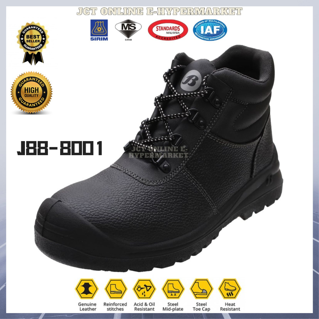 🔥Ready Stock🔥💯ORIGINAL BATA INDUSTRIAL Safety Boot Shoes 988-8001 Lunar ...