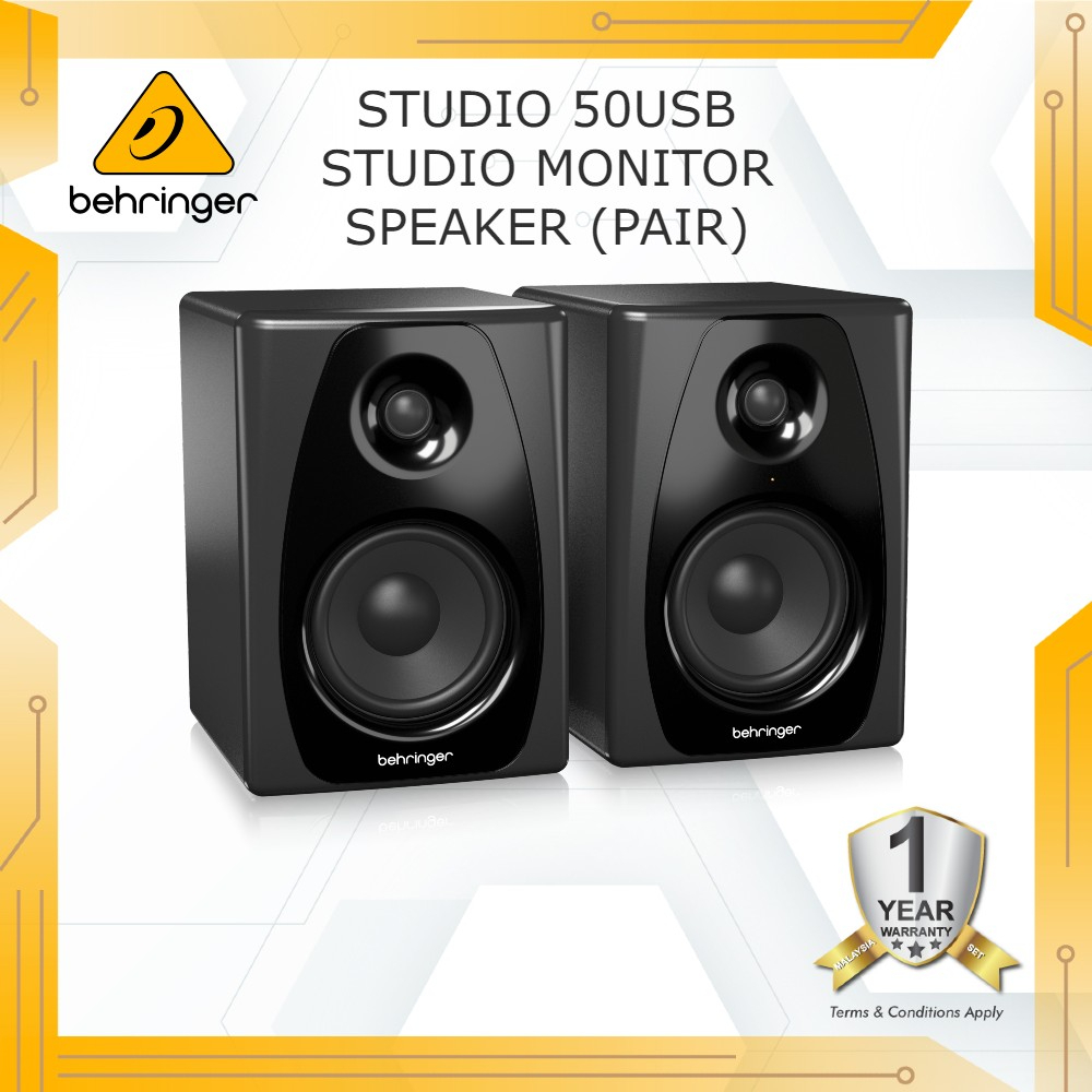 BEHRINGER STUDIO 50USB HighResolution, 150Watt BiAmped Reference