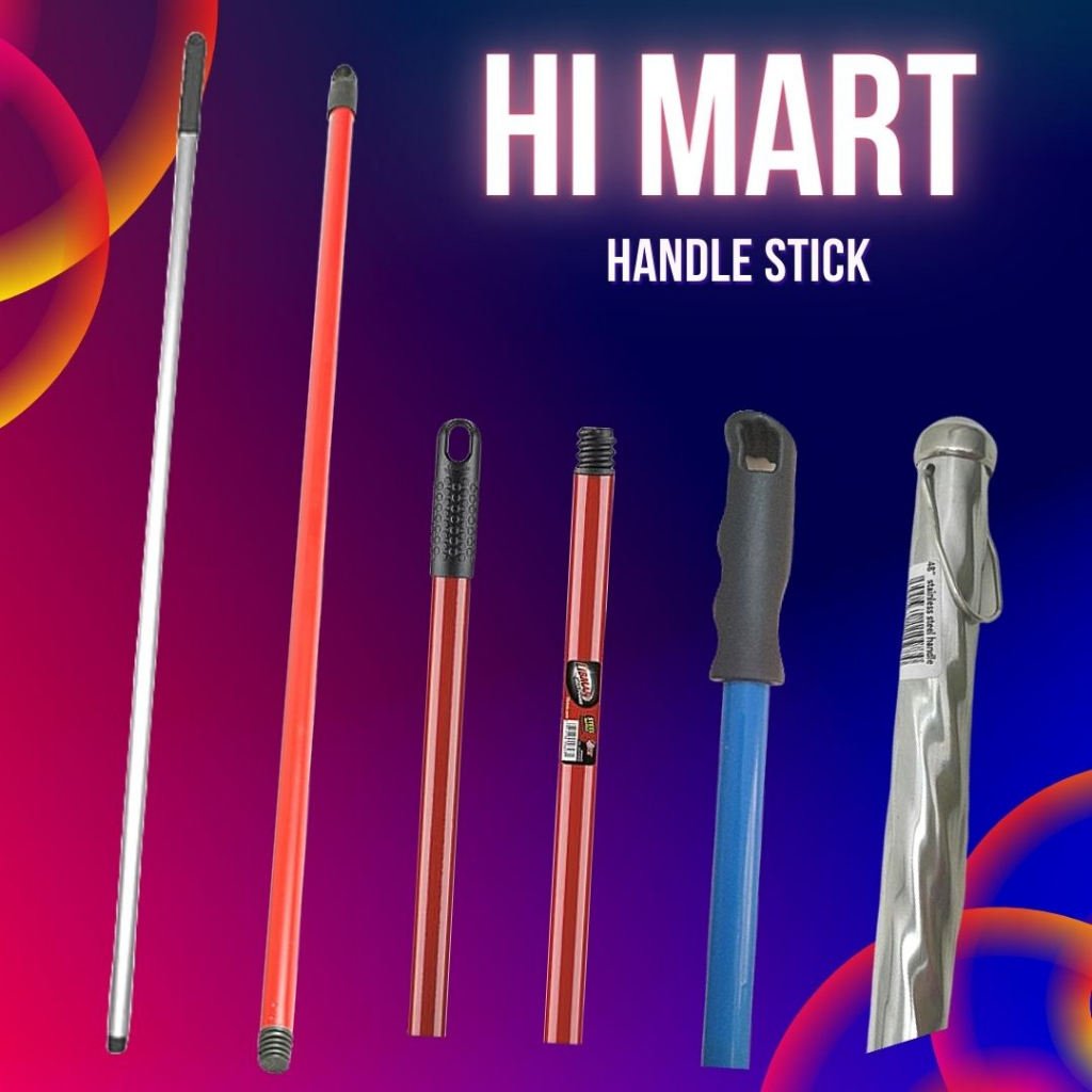 Hi Mart Kayu Batang Wood Handle Multipurpose ScrewIn Stainless Steel