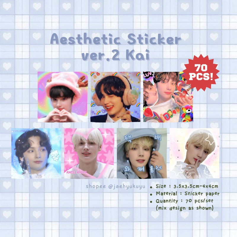 (P4) TXT Enhypen Stray kids Ateez P1Harmony Happy Mail Sticker ...