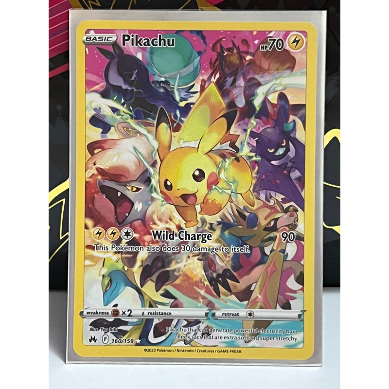 Pokemon TCG SS12.5 Crown Zenith - Pikachu - 160/159 - Secret Rare