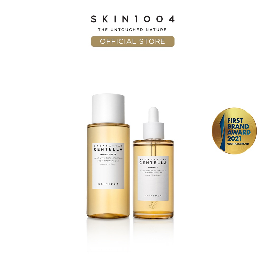 SKIN1004 Centella Basic 2 Toning Toner (210ml) + Ampoule (100ml ...