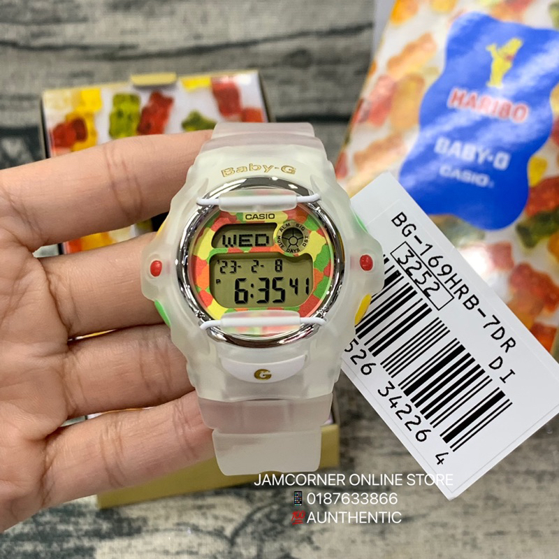 【Rare＆Vintage ARCHIVE】CASIO カシオ/Baby−G/HARIBOコラボモデル/BG-169HRB-7JR/325*/SAランク/77【中古】 BABY-G デジタル カシオ ベビーG ハリボーコラボ レディース 腕時計 BG