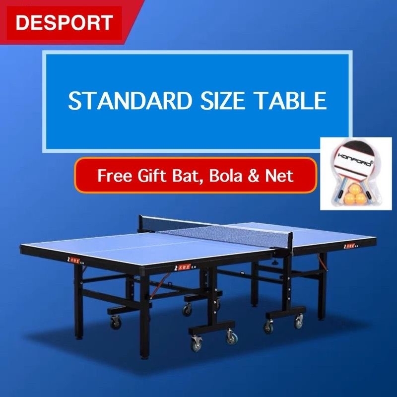 Standard Size Table Tennis Table Shopee Malaysia