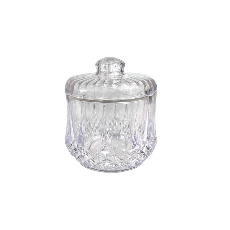 Acrylic Crystal Round Canister Cookies Candy Jar / Balang Kuih Kristal ...