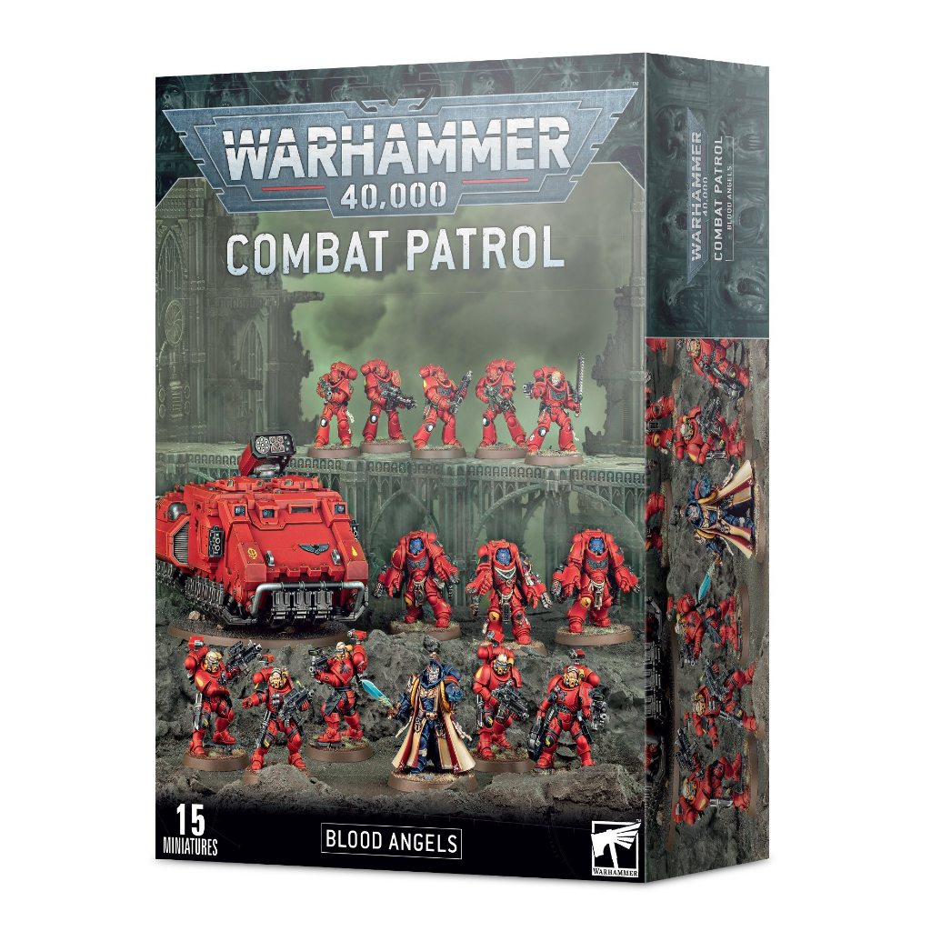 Warhammer 40K Space Marines Blood Angels Combat Patrol (15 Miniatures ...
