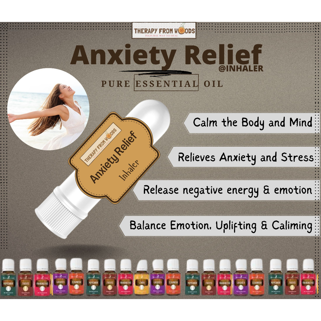 Anti Anxiety Essential Oil Inhaler / Mood Swing / Anti Kebimbangan ...