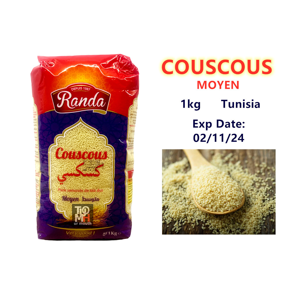 1kg Couscous Moyen Durum Wheat Semolina Kuskus Shopee Malaysia