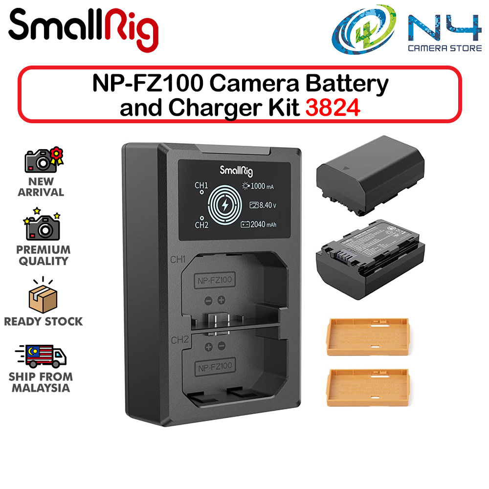 Kit: 2x Battery NP-FZ100 2040mAh + USB Dual Charger