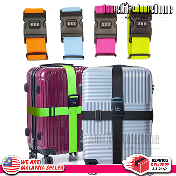 MORETHAN1 Luggage Straps Suitcase Belts With Buckle, Combination Lock ...