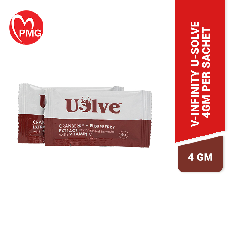 [VINFINITY] USolve Cranberry Trial Pack 3 Sachets [UTI & GOUT
