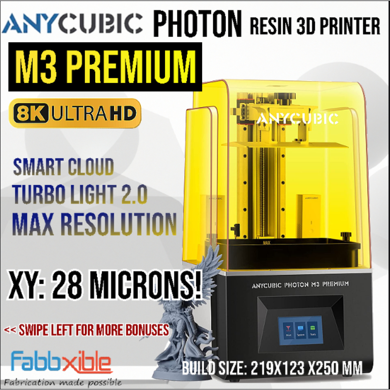 Anycubic Photon M3 Premium 8K Highest Resolution Resin 3D Printer ...