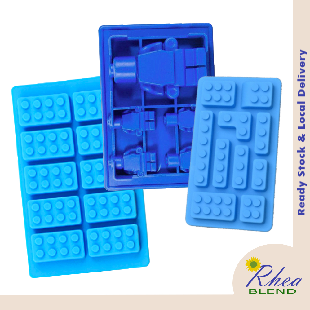 Lego Themed Silicone Mold Lego Man Brick Jelly Clay Soap Mould Cake