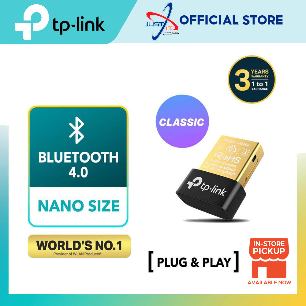 TP-Link ( UB400 / UB500 / UB5A ) Bluetooth 4.0 / 5.0 Nano USB Adapter For  Desktop Laptop Dongle