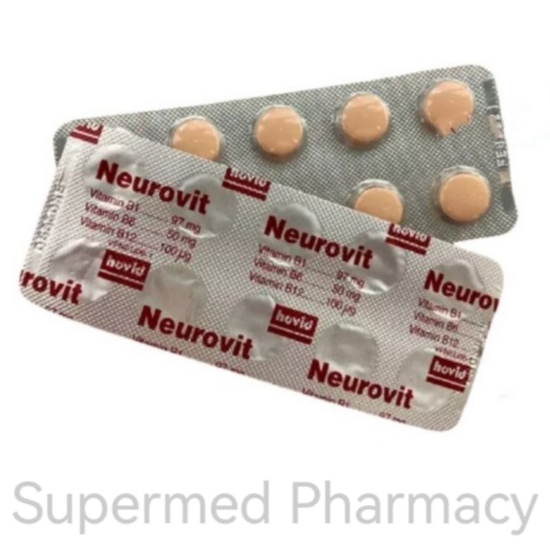 Hovid Neurovit Vitamin B1 B6 B12 (10's x 1) Shopee Malaysia