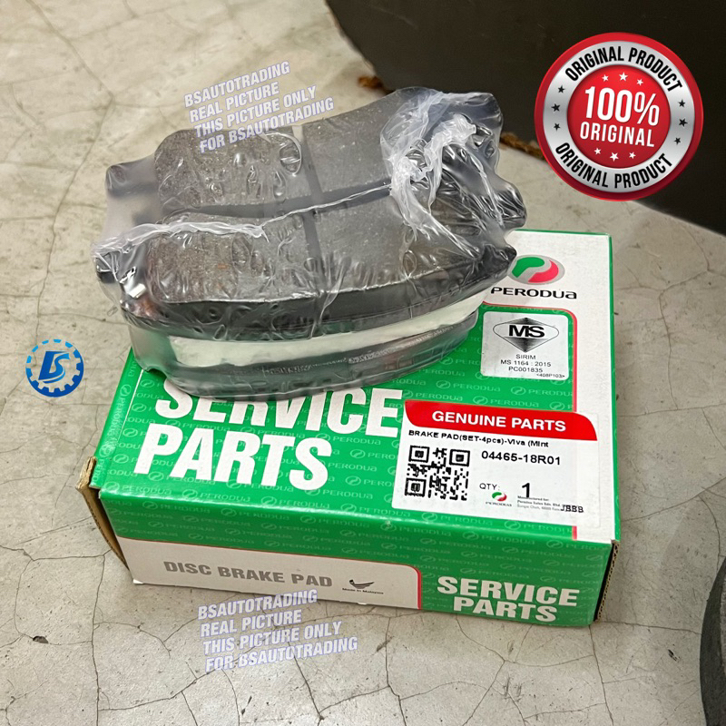 100% Original Perodua Viva 660 850 1.0 Rear Brake Shoe TRW Bosch Brake ...