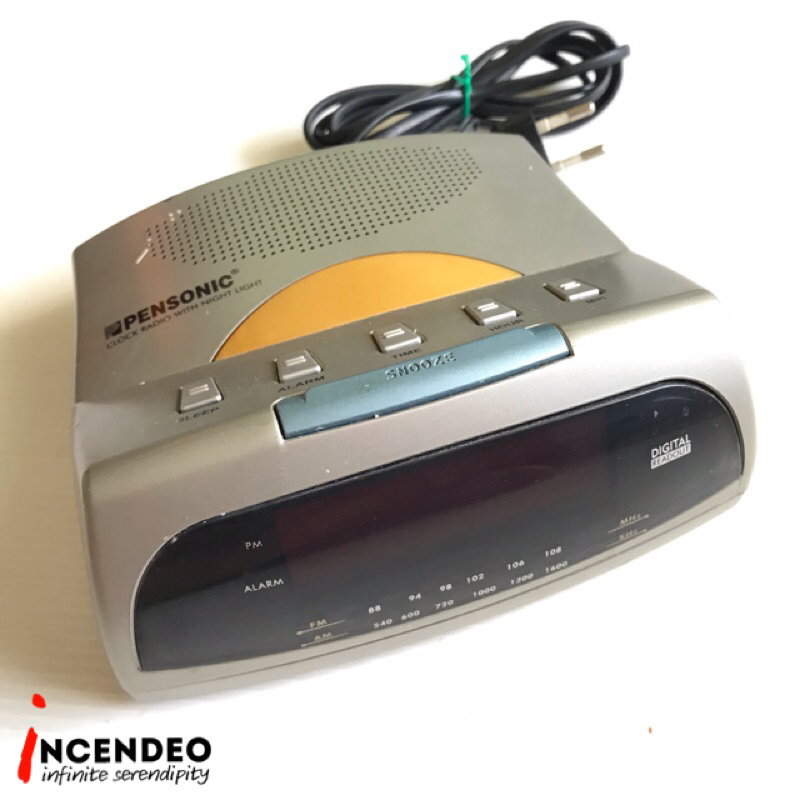 Pensonic Digital Radio Alarm Clock with Light PCR93 Shopee Malaysia