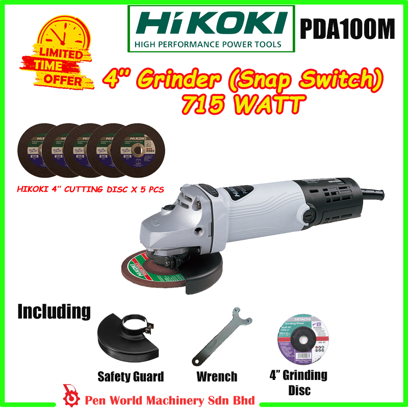 HIKOKI Hitachi PDA100M GRINDER Shopee Malaysia