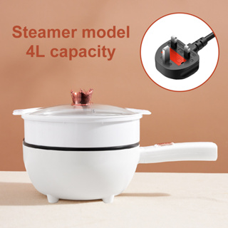 How to cook Korean food with 4L Hot Pot Electric with Steamer, and  Non-Stick Frying Pan 