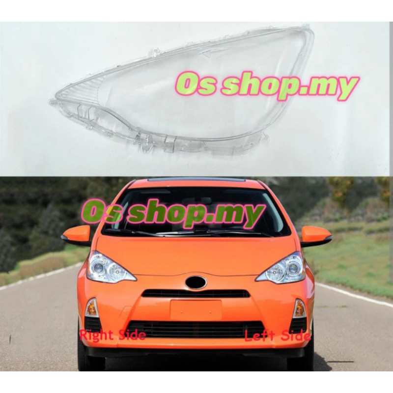 TOYOTA PRIUS C NHP10 2012 2017 HEADLAMP COVER / HEADLIGHT COVER / HEAD