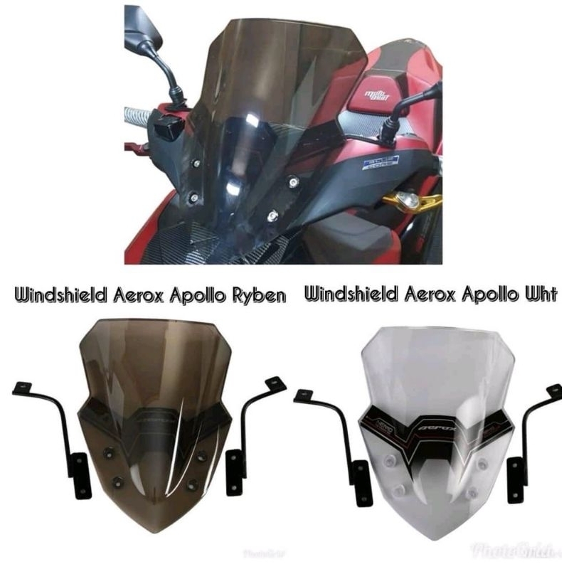 Visor Yamaha Windshield Aerox Shopee Malaysia