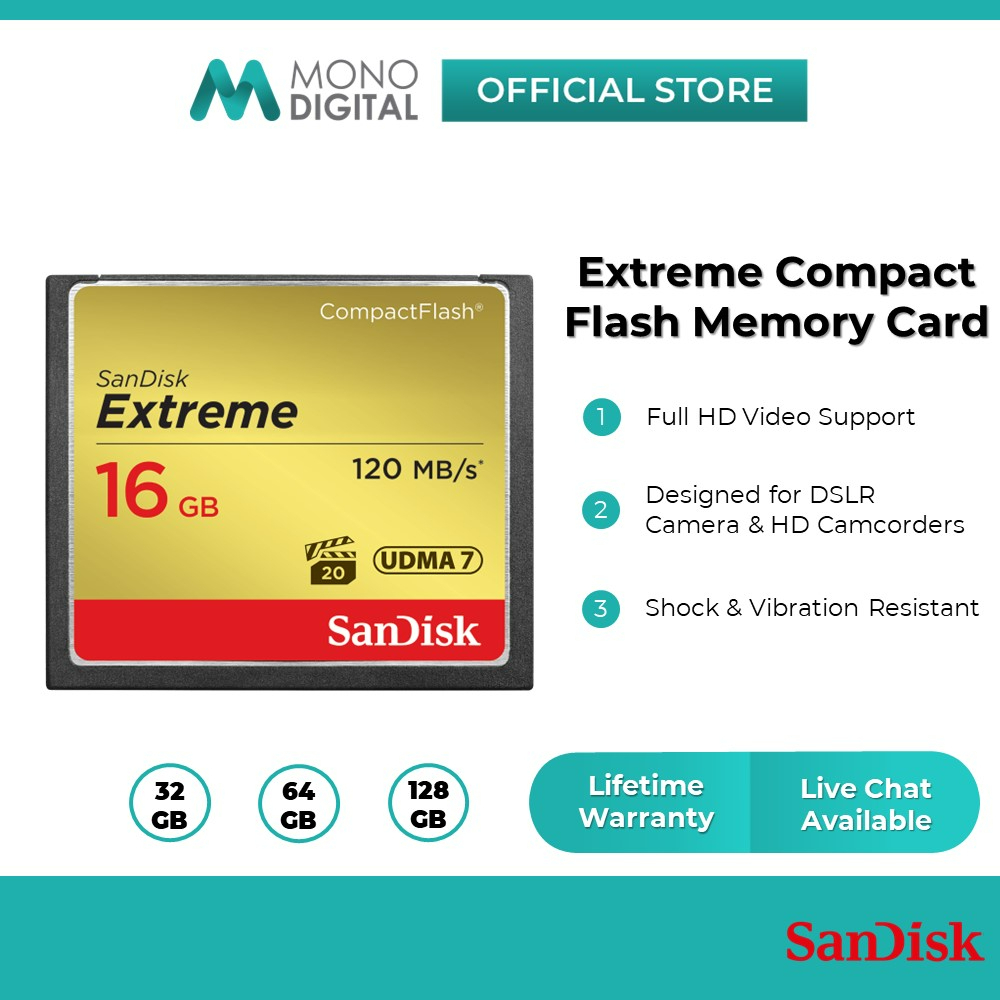 EXTREME COMP.FLASH 16GB