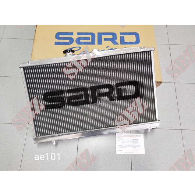 ️ SARD® FULL ALUMINIUM RADIATOR TOYOTA AE101 AE100 AE111 4AGE 20V 4FE ...
