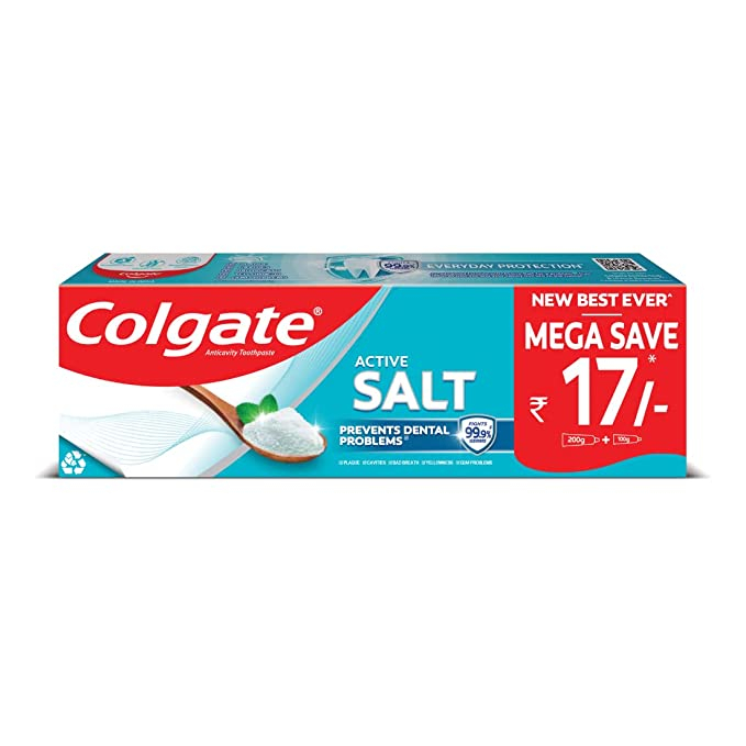 [Exp: 2025] Colgate Active Salt Toothpaste (200g) | Indian Ayurvedic ...