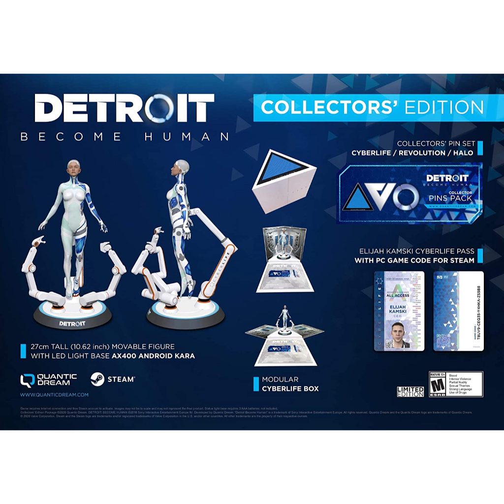 Detroit: Become Human - Collector's Edition PC Steam Rare | Shopee Malaysia