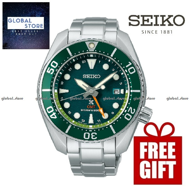 SEIKO SFK003J1 Prospex Sea Sumo Solar GMT Green - SFK003 | Shopee Malaysia