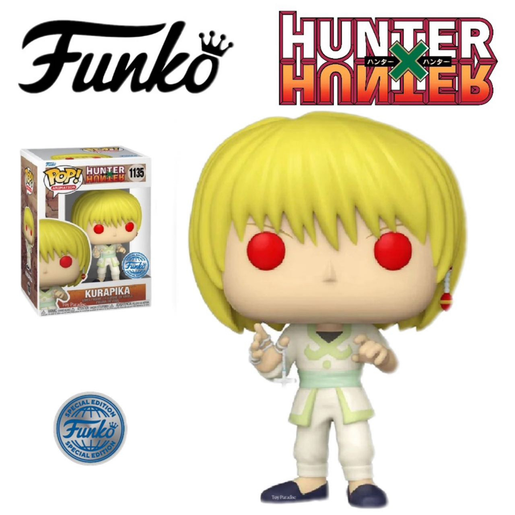 Special Edition Original Funko Pop Vinyl Figure Kurapika No1135 Animation Hunter X Hunter 0529