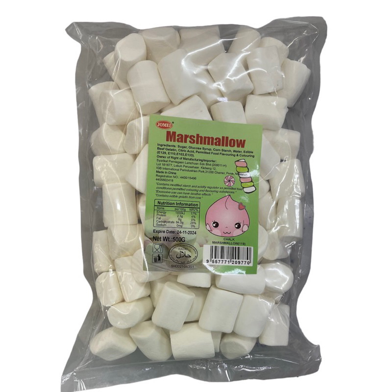 Plain White Marshmallow 500g Halal Shopee Malaysia