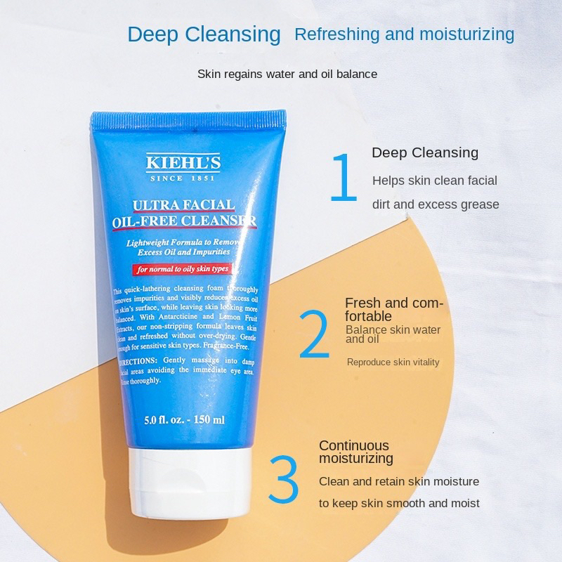 KIEHL'S Facial OilFree Cleanser 150ML Shopee Malaysia