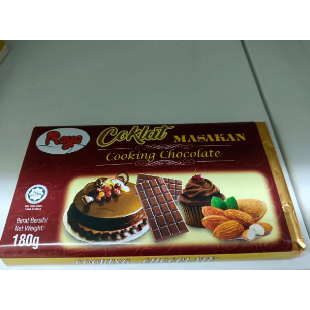 RAYA Cooking Chocolate (Strawberry/Dark/White) - 180g/pcs/ Chocolate ...