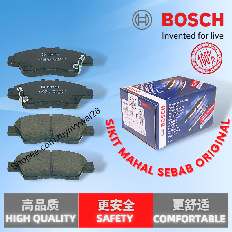 BOSCH Front Brake Pad Honda City TMO GM2 T9A GM6 Jazz GK5 GE8 T5A Civic