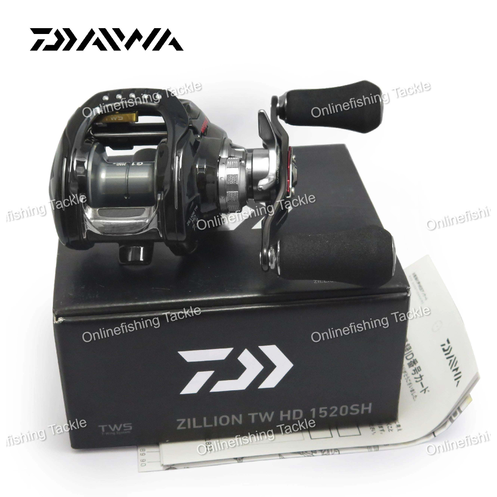 New Daiwa Fishing Reel Zillion Tw Hd 1520 Baitcasting Reel With 1 Year