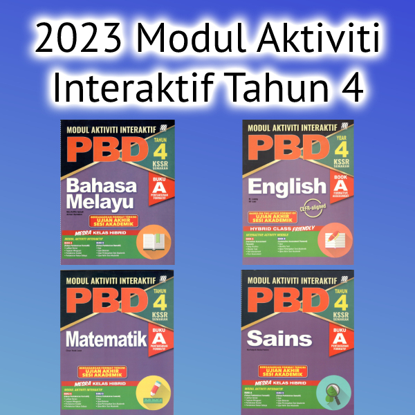 2023 BUKU KERJA MODUL INTERAKTIF PBD UASA KSSR TAHUN 4 | Shopee Malaysia