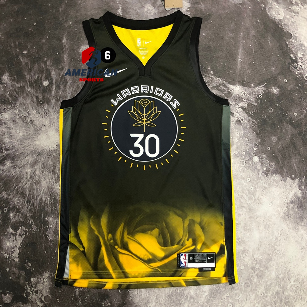 Black and yellow nba jersey sales