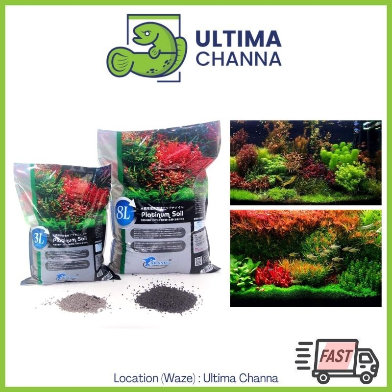 Platinum Soil 3L/ 8L for Planted Tank natural soil substrate for aquascape / planted fish tank